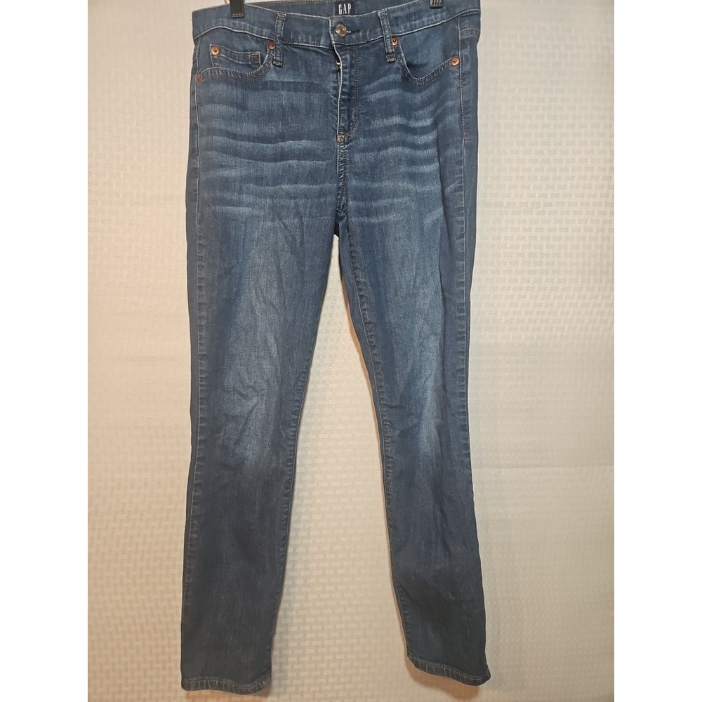 Gap  Stretch True Skinny‎ Ankle Jeans 29x 26 Blue Denim